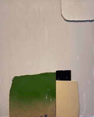 Four Spaces, collage, painting, -2026, copyright Jan-Olov Nygren